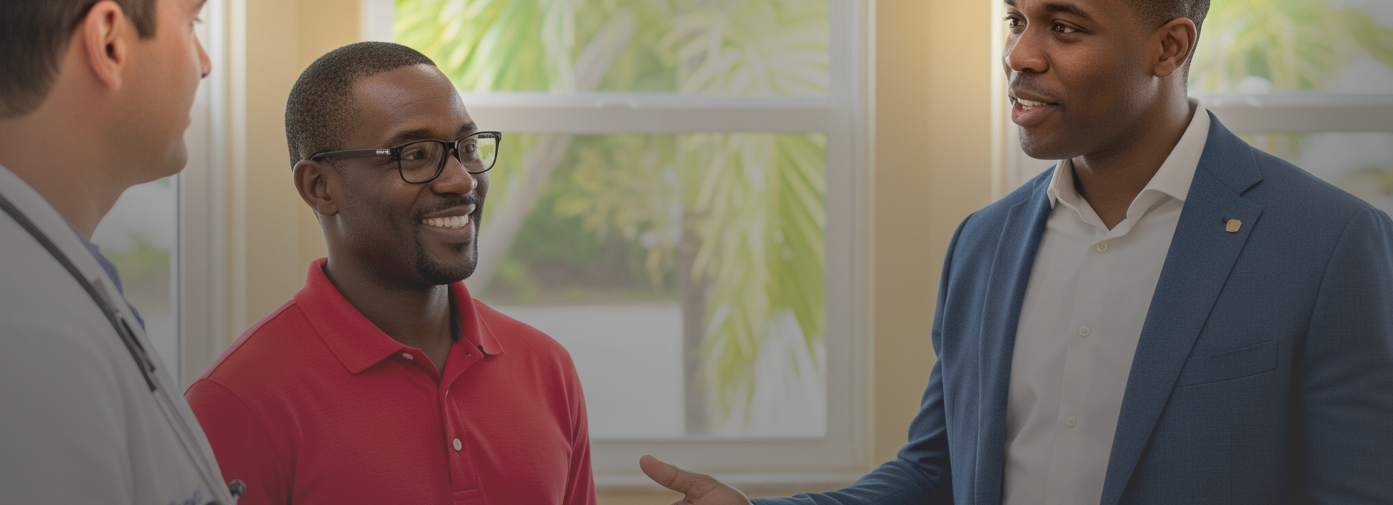 Patient receiving care in a low resource setting