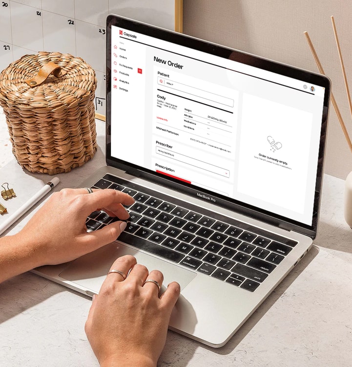 MedSov's prescription platform